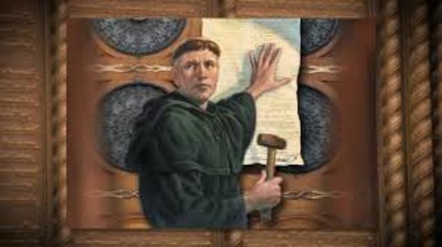 Martin Luther post 95 Theses