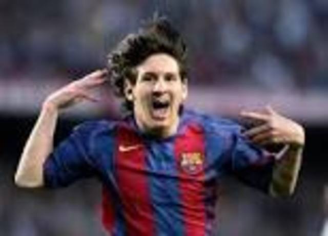 Messi first game for FC Barcelona
