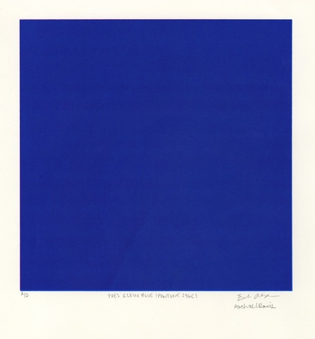 Yves Klein's Blue