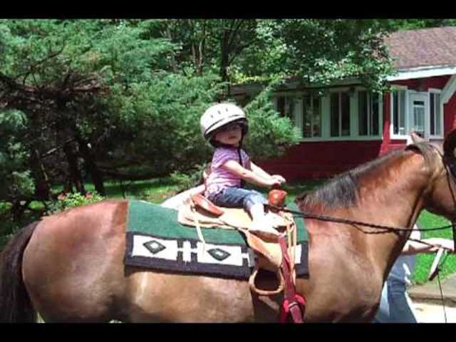 First time riding a horse