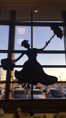 Mary Poppins Silhouette