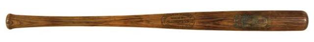 The first Louisville slugger bat