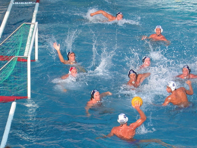 Entering waterpolo