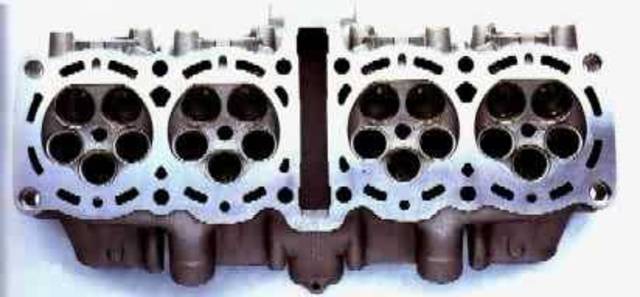 The first production 5-valve per cylinder engine