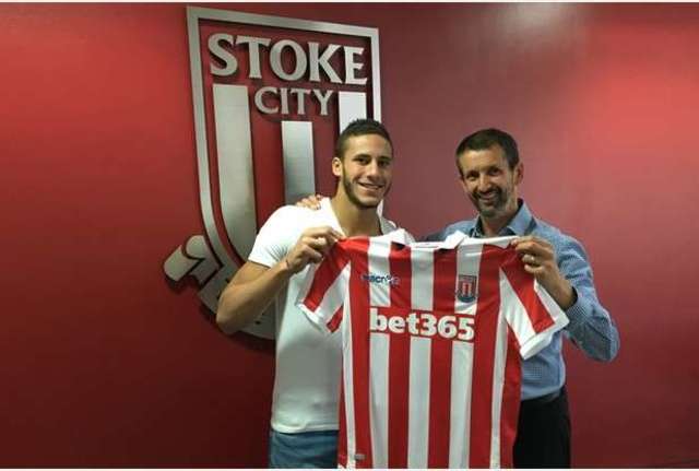 My signing to stoke city