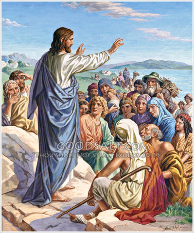 Jesus begins his preachings