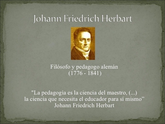 JOHANN FRIEDRICH HERBART
