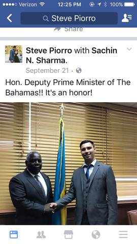 Steven gets bahamas deal