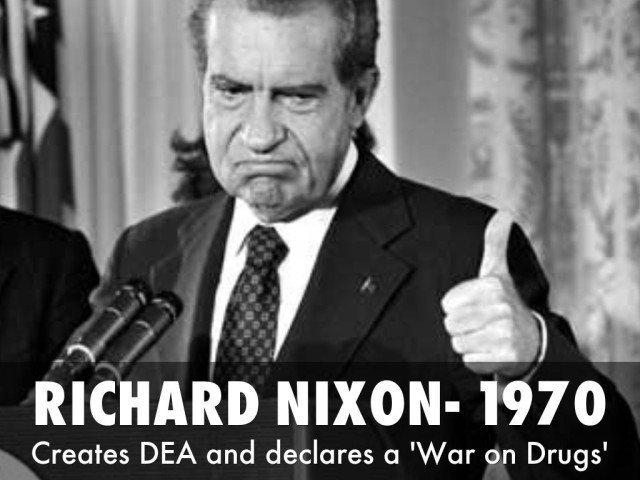 Richard Nixon Declares War On Drugs