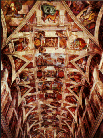 Michelangelo begins painting the Sistine Chapel
