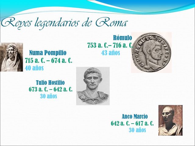Reyes legendarios de Roma
