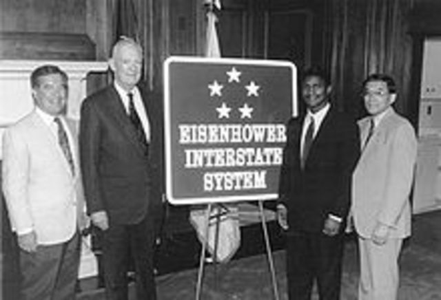 Eisenhower creates Interstates