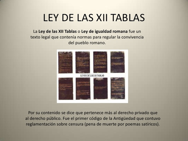 Ley de las XII Tablas