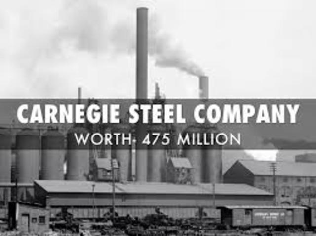 Carnegie Steel Company is formed