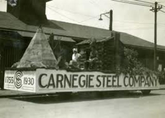 Carnegie Steel Company is formed