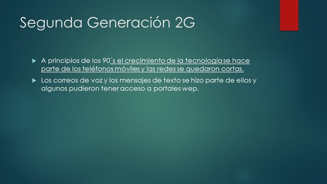 Segunda generación