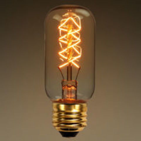 Edison perfects the incandescent light bulb