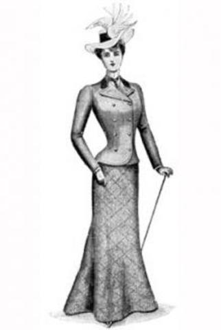 what men and women wore in 1910