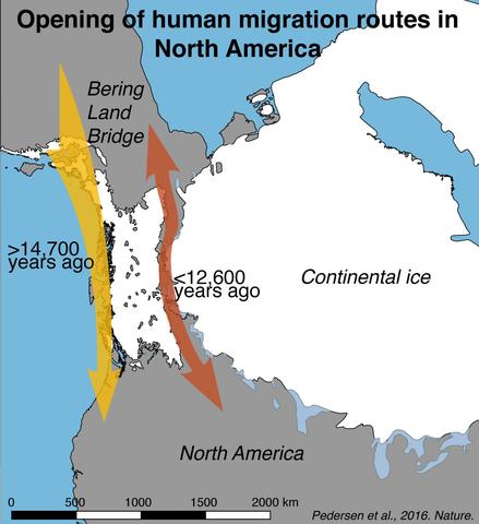 First Occupants came to North America