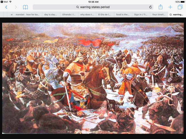 Warring states period