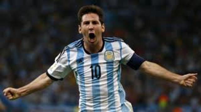 Messi's fist copa america