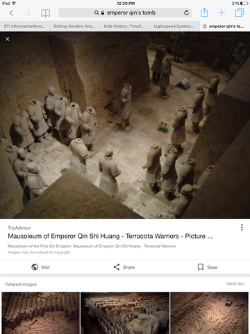 Burial of Emperor Qin