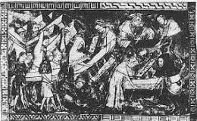 Black Death Begins in Europe