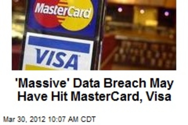 MasterCard and Visa Credit Card Breach