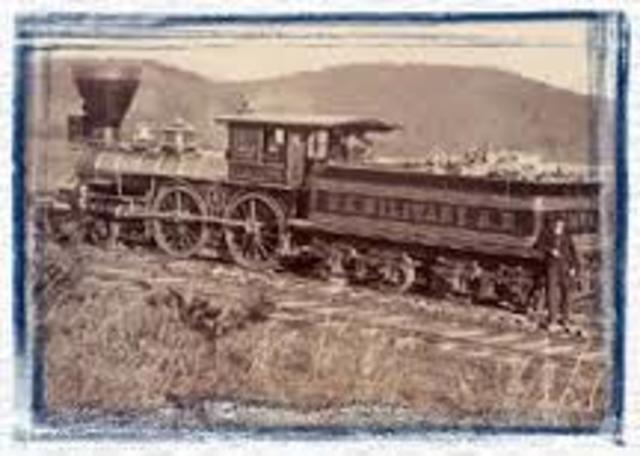 Rail roads set up the standard timezone