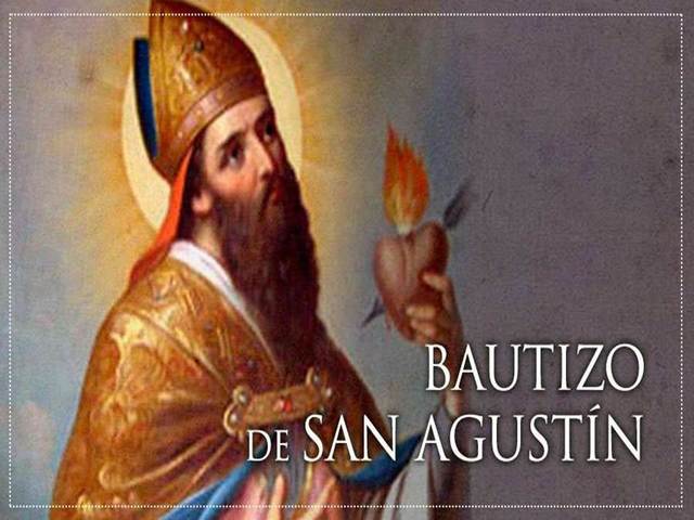 Bautizo de san Agustín