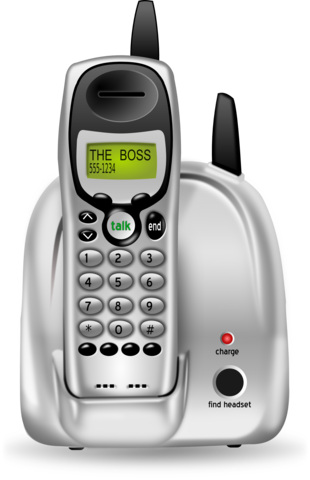 The first wireless phone call was made