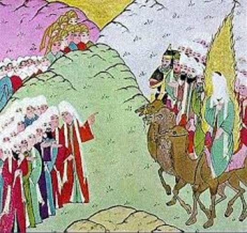 Muhammad goes to Mahdinah