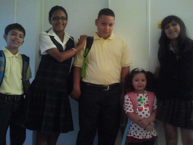 My first day in middle school