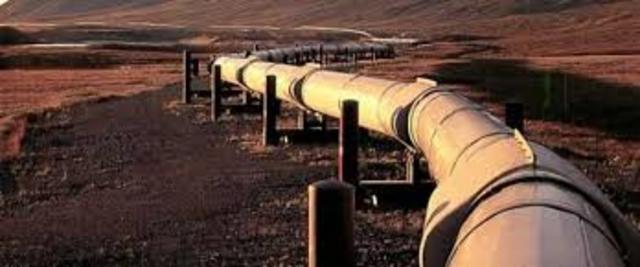 A network of oil pipelines was made