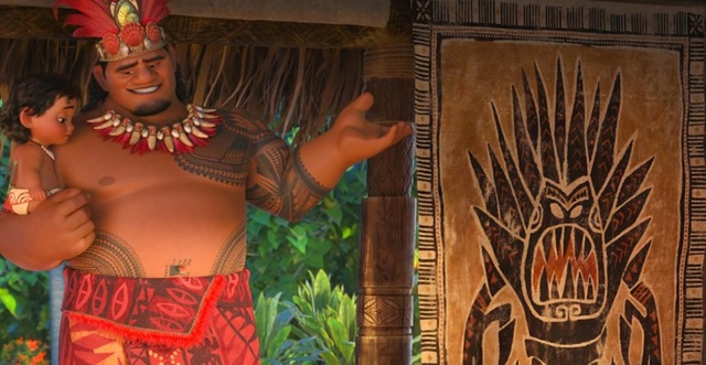 Chief Tui Teaches The Kids of Motunui