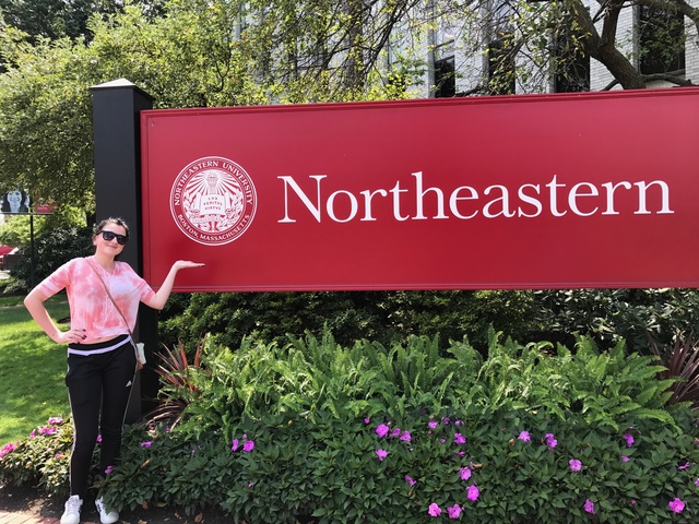 Touring Northeastern University