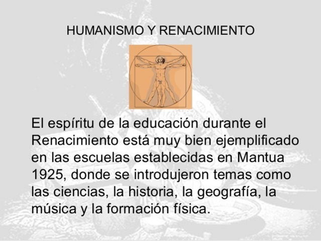 RENACIMIENTO Y HUMANISMO SIGLO XIV - XVI