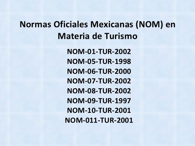 Norma Oficial Mexicana