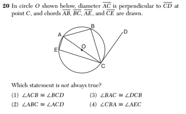 Common Core Geometry Regents