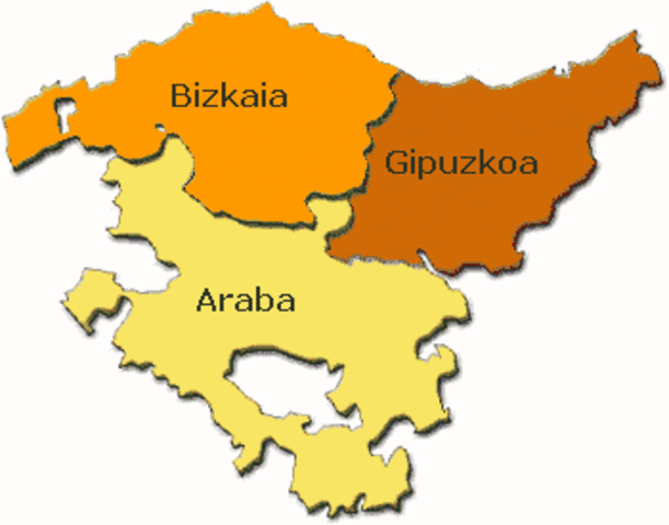 Gaztelak 3 probintziak kendu zizkion Nafarroari (Gipuzkoa, Bizkaia eta araba)