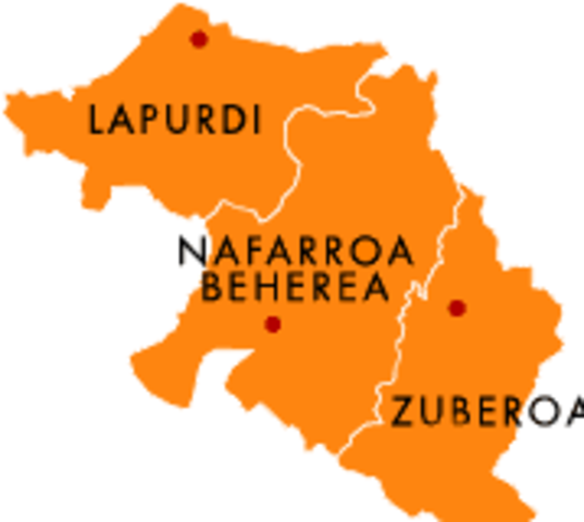 Nafarroa Beherea Frantziaren menpe geratu zen.