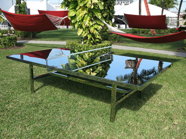 Rirkit Tiravanija "Untitled, 2008 (the future will be chrome)"