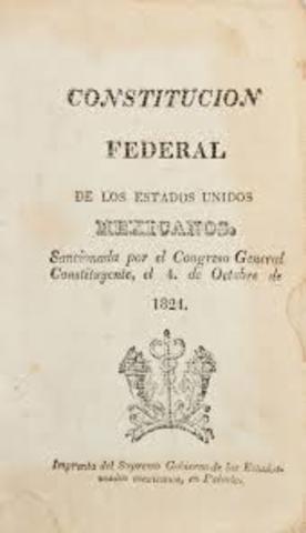 Acta Constitutiva de la Federación Y Constitución federal de los Estados Unidos Mexicanos, 1824