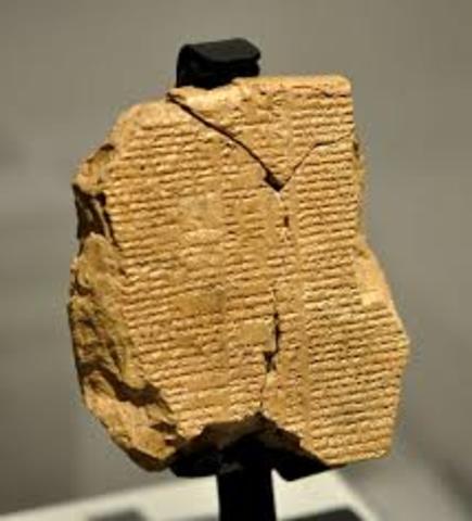 The Epic of Gilgamesh is Written