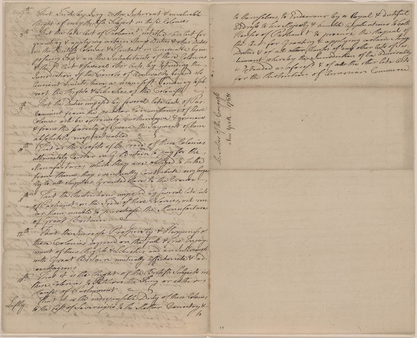 Declaration of Rights and Grievances