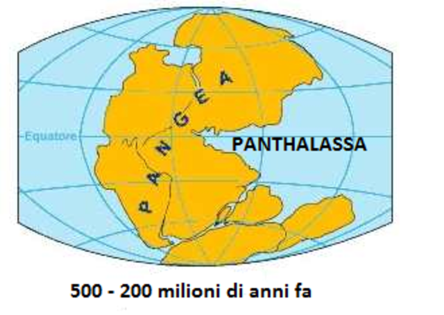 La formazione effettiva dei vari continenti