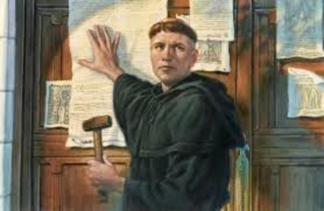 Martin Luther post 95 Theses