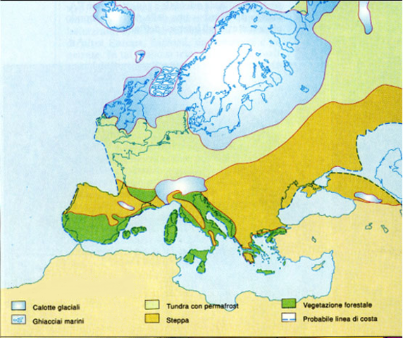 Inizia il periodo delle glaciazioni