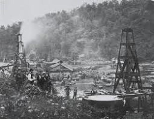 First Oil Well