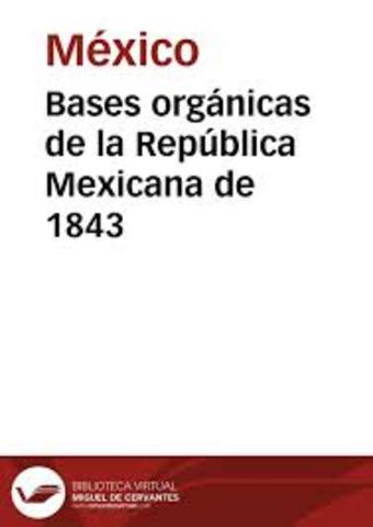 Bases Orgánicas de la República Mexicana, 1843